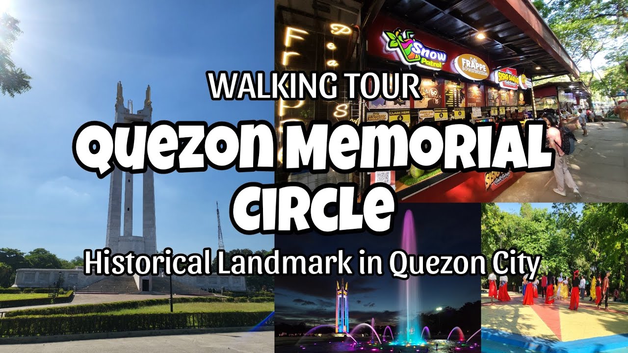 QUEZON MEMORIAL CIRCLE Walking Tour | Philippines | Walking Tour Galore