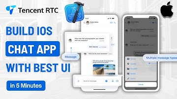 Build iOS 1v1 Chat Apps like WhatsApp & Telegram in 5 Min!  (Best UI) |  Xcode｜Tencent RTC