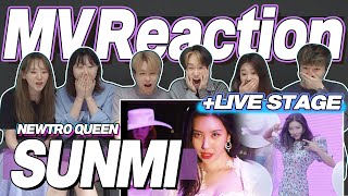 eng) SUNMI 'pporappippam’ MV + Stage Reaction | Korean Dancers React | Fanboy Moment | J2N VLog