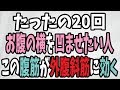 【たったの20回】お腹の横を凹ませたい人はプランクよりこの腹筋