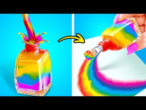 Thumbnail for COOL ART HACKS AND DIY CRAFTS || Easy Painting & Drawing Tips You Need to Try