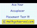 Accuplacer Arithmetic pt II Testprep Exam Practice Math Placement Community College Prep Tips
