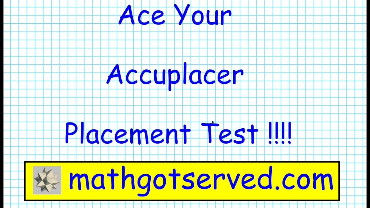 Accuplacer Arithmetic pt II Testprep Exam Practice Math Placement