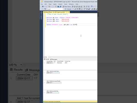 SQL Server DATEDIFF()