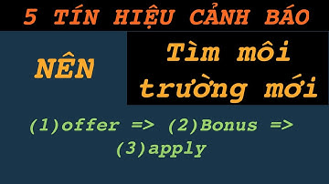 5 dấu hiệu cho thấy LẬP TRÌNH VIÊN nên thay đổi môi trường MỚI và thời điểm thích hợp