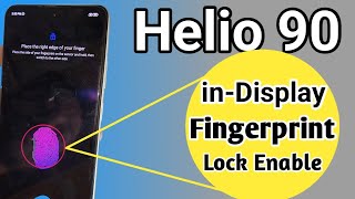 Helio 90 Set in display Fingerprint Lock // Fingerprint Lock settings