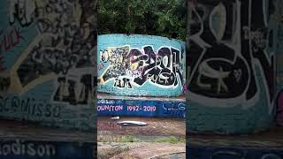 Asheville, NC, River Art District, Cool RR Graffiti Area