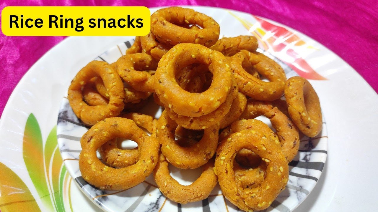 Rice ring recipe | Rice flour snacks | AP kitchen - YouTube