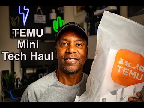 Temu Mini Tech Haul - YouTube
