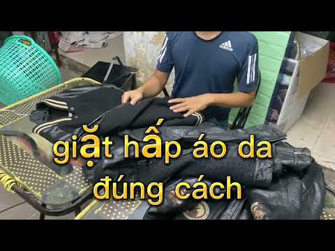 Video áo da thật được giặt hấp bằng tủ ss ra sao ? - youtube