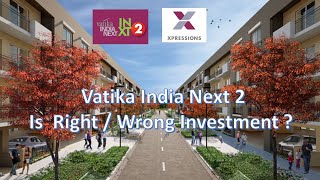 Vatika India Next 2 / Plot Aspiration / Xpressions Floor Sector 88A / 88B Gurugram Haryana