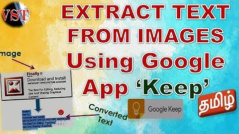 Extract Text from images using Google App Keep | Keep Google app