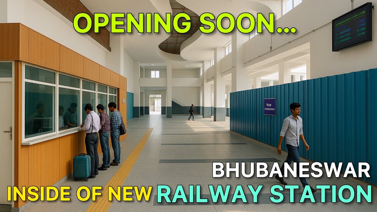First Inside View of Bhubaneswar New Railway Station | Interior Progress & Real Update