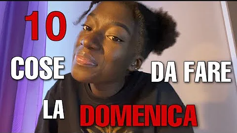 Cosa posso fare la domenica con il mio ragazzo?