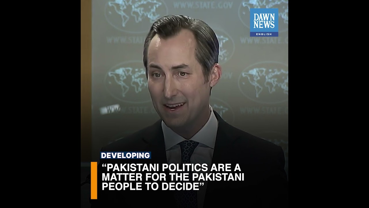 “Pakistani Politics Are A Matter For Pakistani People To Decide” | Developing | Dawn News English