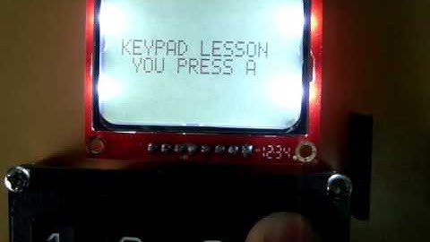 PIC Keypad LCD Nokia 3310