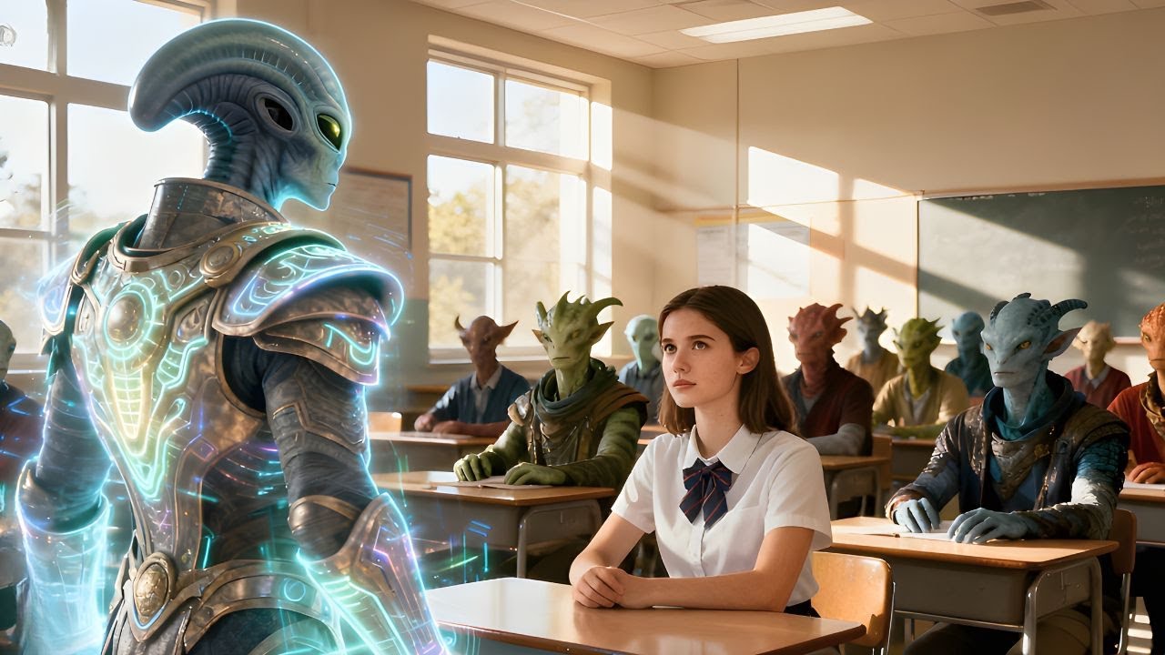 In the Middle of Class the Alien General Issued a Challenge—The Human Girl Didn't Flinch Send Anyone