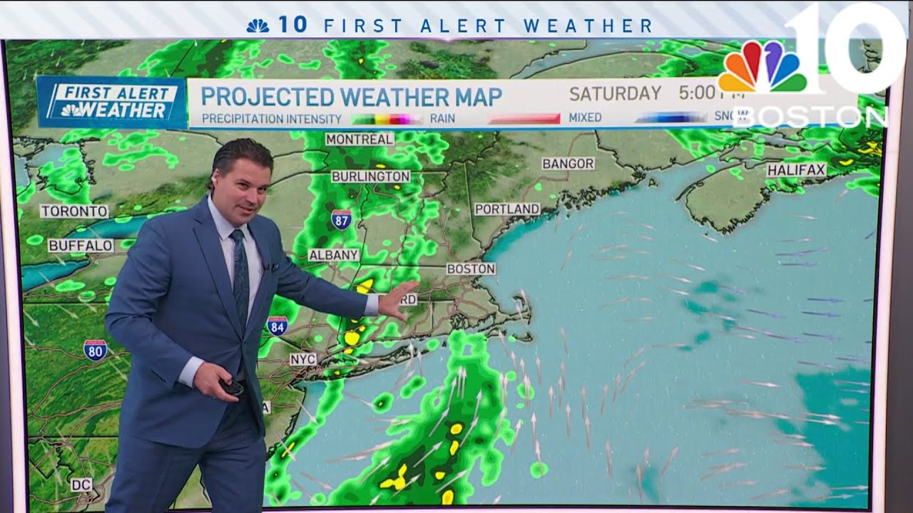 Partly sunny skies and mainly dry weather for Boston - YouTube