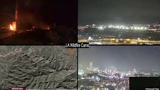 BREAKING: Pacific Palisade Wildfires force mass evacuation in California -- 24/7 Live CCTV -- !DISCO