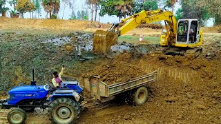 Sonalika di 47 rx Tractor fully loaded JCB 3DX Machine | Tractor Video Sonalika di 47 rx Tractor fully loaded JCB 3DX Machine | Tractor Video