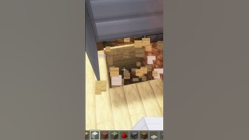 Hidden Chest😶‍🌫️ #minecraft #tutorial #derpyjhomes #shorts #fyp