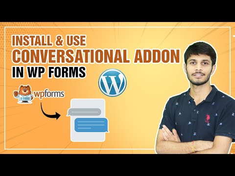 How To Install And Use The Conversational Addon Of WP Forms | WordPress Tutorial