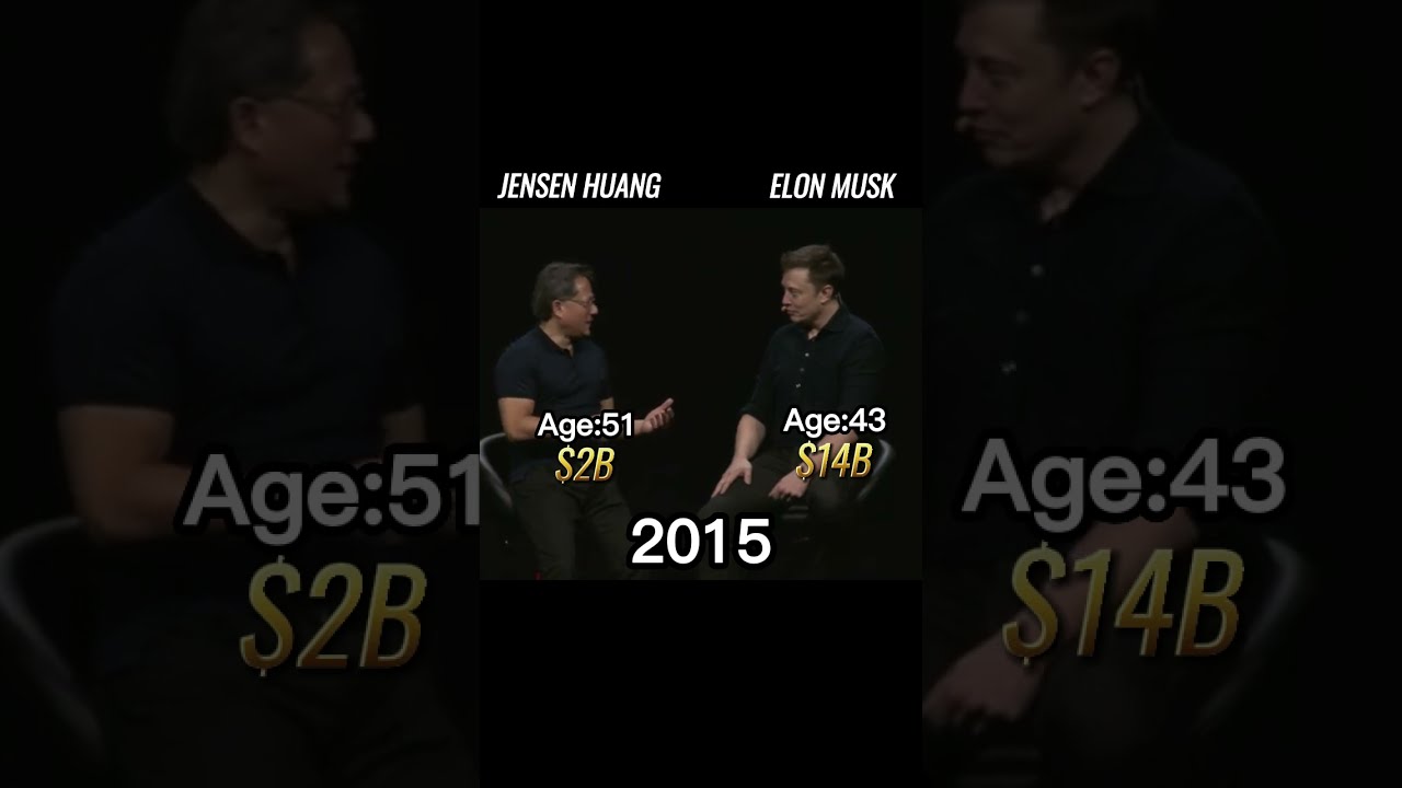 Two Billionaires Become Richest Person Elonmusk Billionaire Jensenhuang Rich