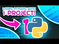 Learn python with this one project
