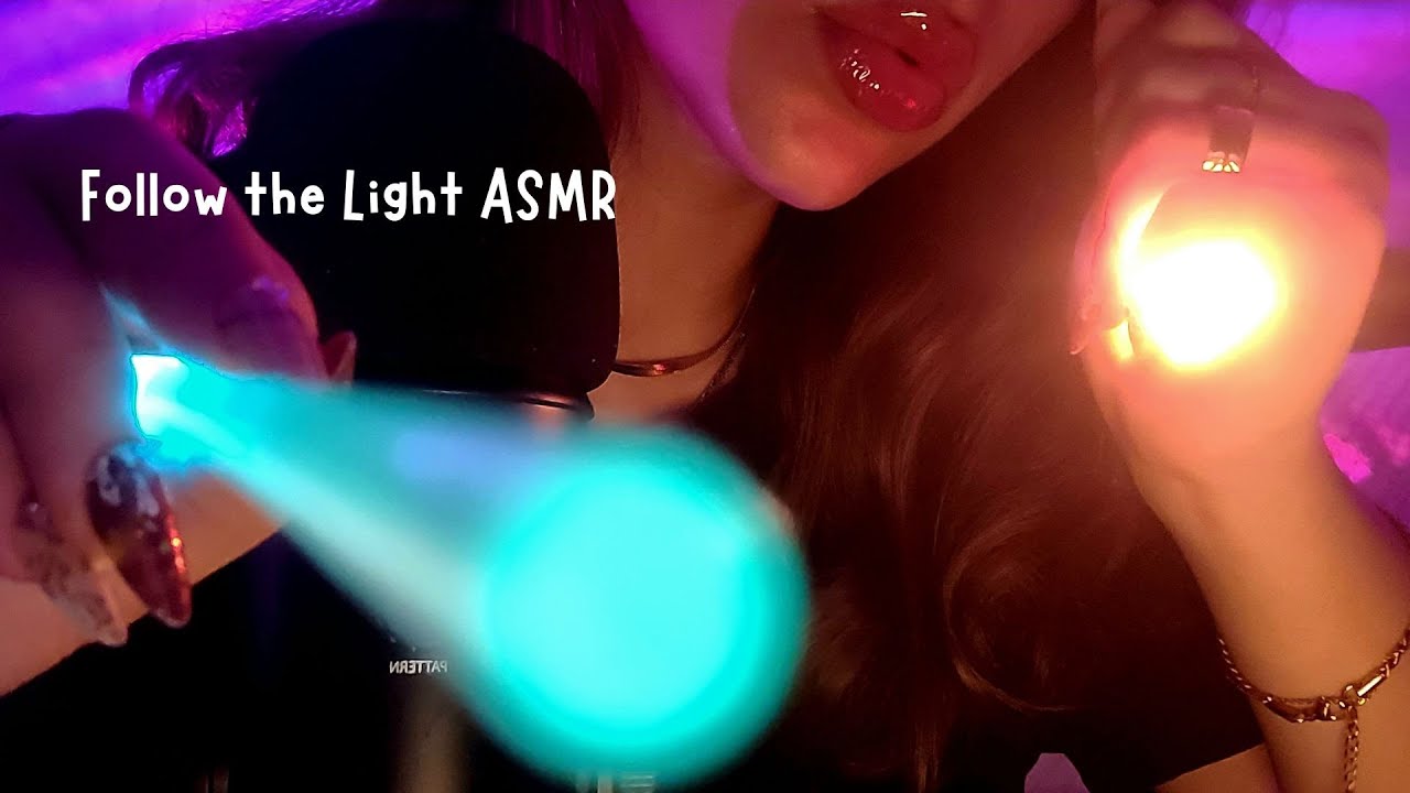 ASMR Can You Follow the Light? | Light Triggers + Clicky Whispers✨️