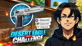 Using Only Desert Eagle in Solo Tournament 💀 | I Found the Best Tournament App 🤯 screenshot 1