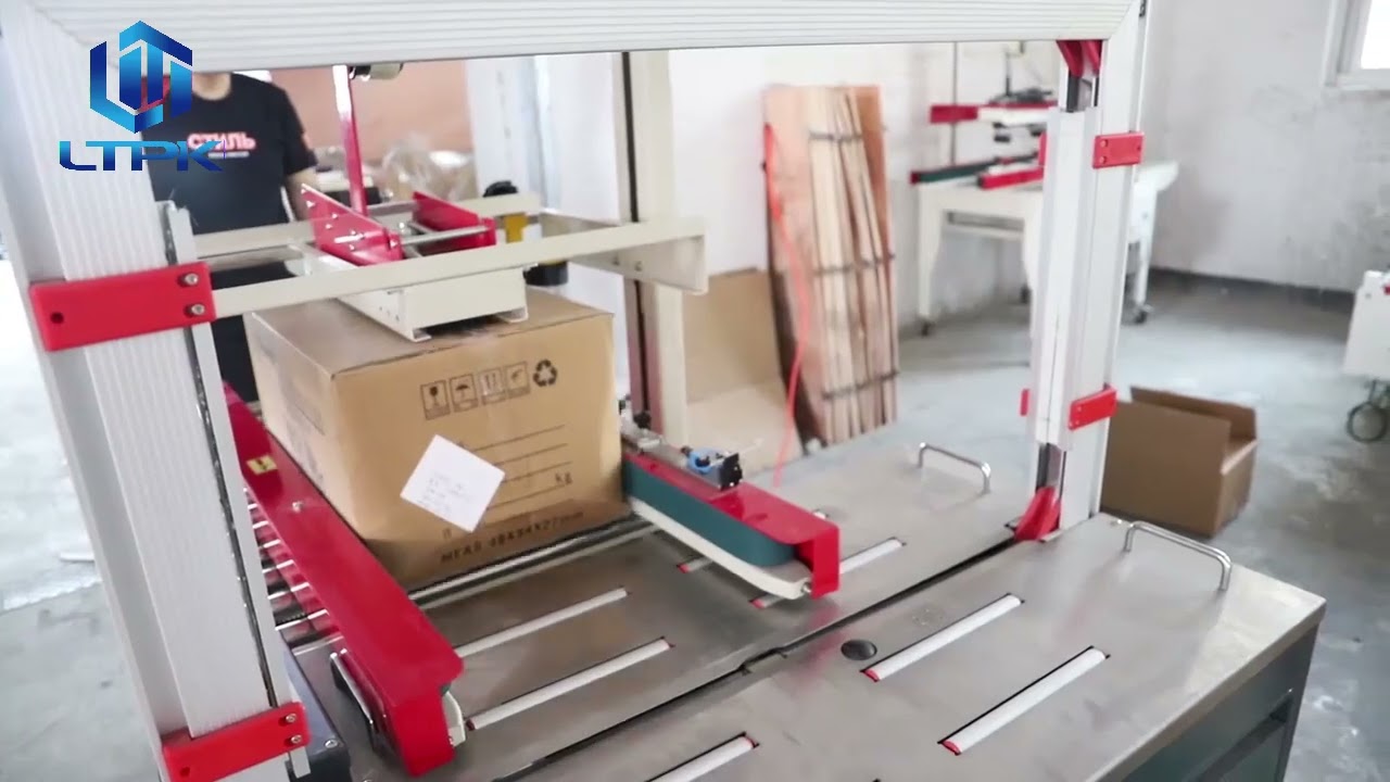 Automatic Carton Tape Closing Case Sealer Box Taping Carton Sealing Seal Box Machine