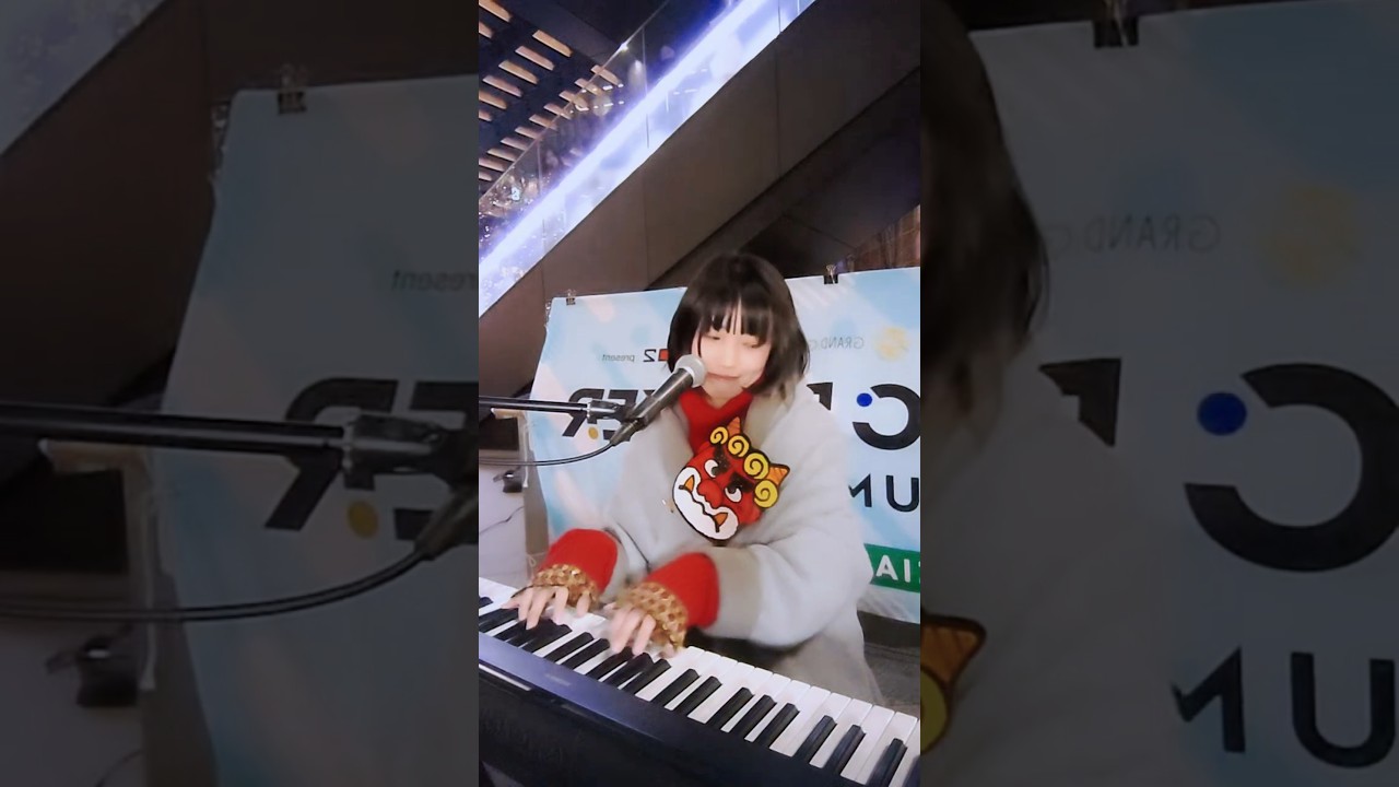 ストリートライブ ハイライト 2026.2.3 うめきた広場　曲【scream】 #弾き語り #路上ライブ