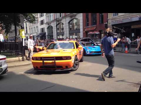 Gumball 3000 - London 2014 ( Bugatti Veyron, Ferrari, McLaren P1)