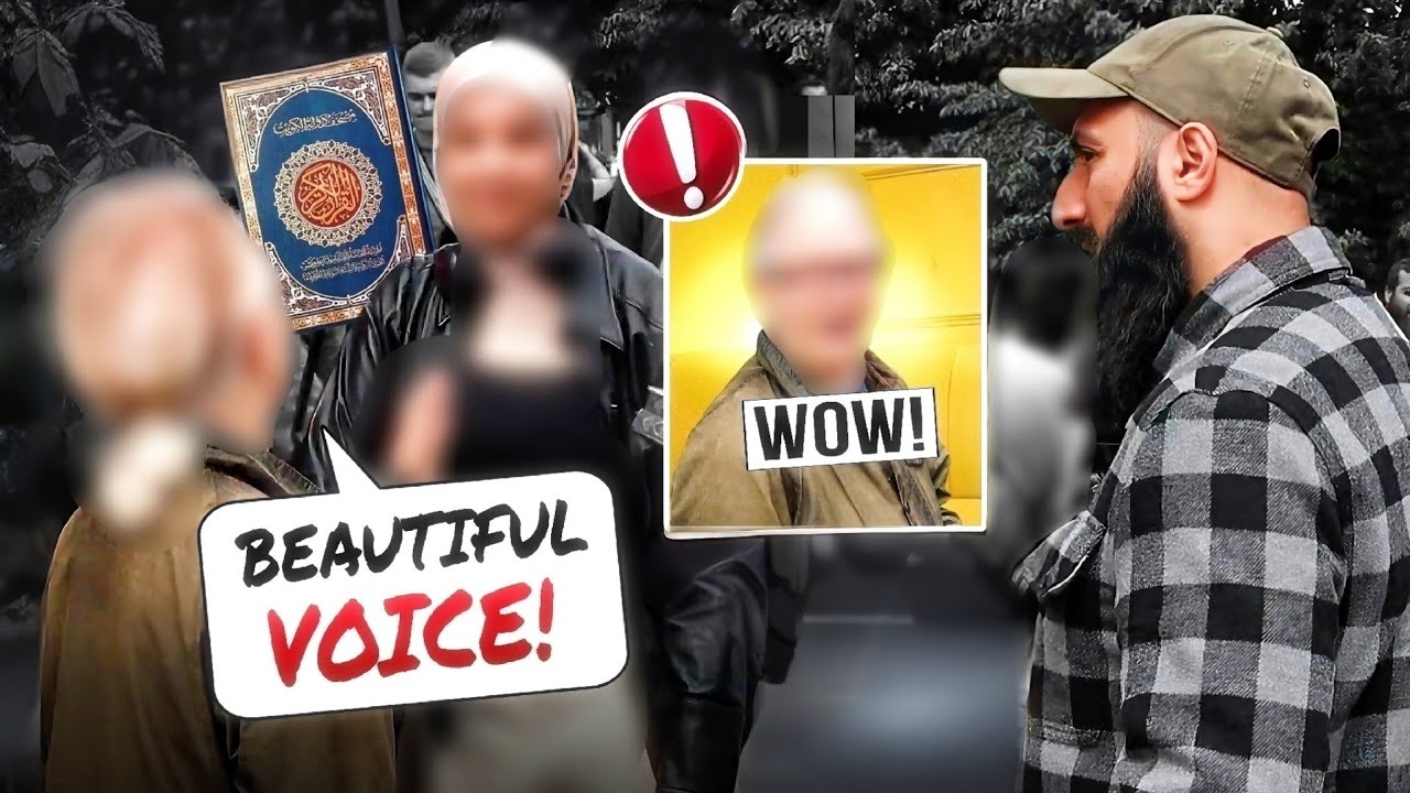 QURAN SOCIAL EXPERIMENT! 🤯📗🔥 Recitation from Muslim Woman Leaves this Christian Lady SHOCKED!!