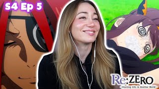 SECOND FLOOR TRIAL!! FIRST TIME WATCHING RE:ZERO! Season 4 Episode 5