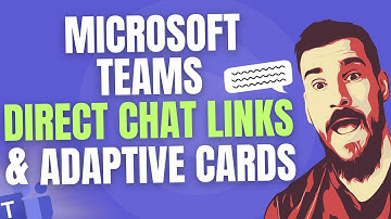 Deep Linking to a Chat in Microsoft Teams from an Adaptive Card