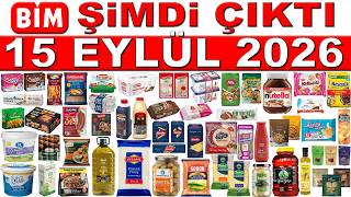 Bi̇m 15 Eylül 2026 Gida Erzak Ürünleri̇ Bi̇m Atiştirmalik Çeşi̇tleri̇ Bi̇m Aktüel Kataloğu