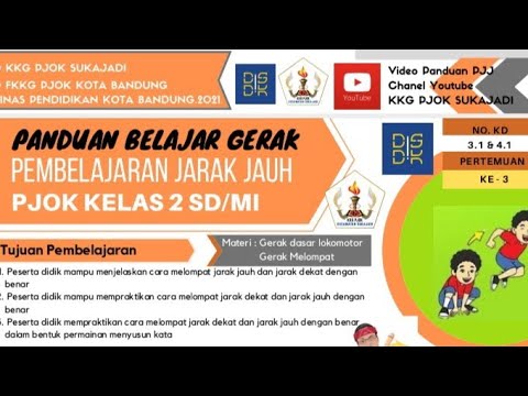 Pjj Bdr Pjok Kelas 2 Sd Mi Part 3 Semester 1 2021 2022 Kurikulum Darurat Youtube