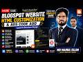 Blogspot HTML Edit & Ads Code Add Tutorial | Website Layout Customize