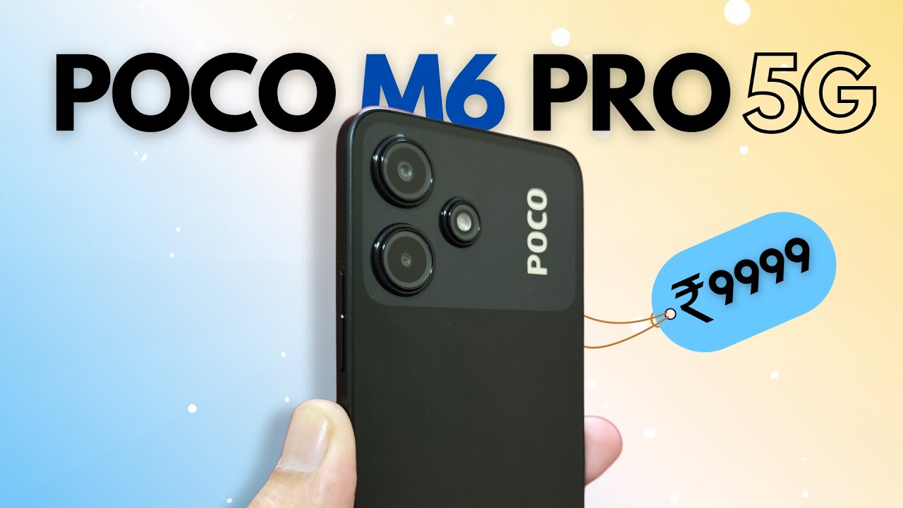 POCO M6 Pro Unboxing and First Impressions ⚡ Most Affordable 5G Phone  @Rs.9,999*! 