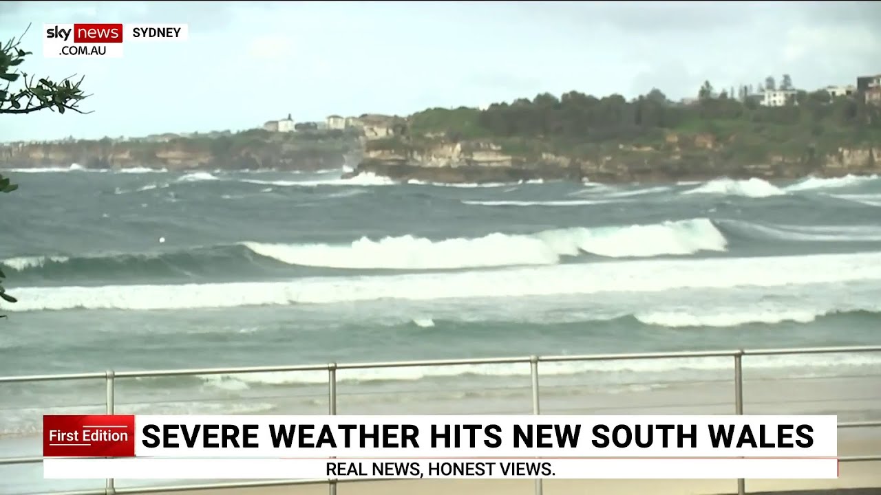 Severe weather hits New South Wales - YouTube