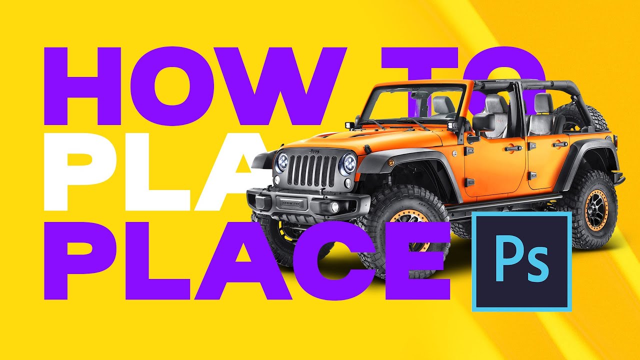HOW TO PLACE IMAGE IN #photoshop #photoshoptutorial #photoshopskills # ...