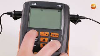 testo 549/550/557 (Generation 2015): Basic Settings | Be sure. Testo