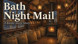 Fall Asleep to The Bath Night Mail | A Rainy Victorian Sleep Story | Soft British Voice & No Music