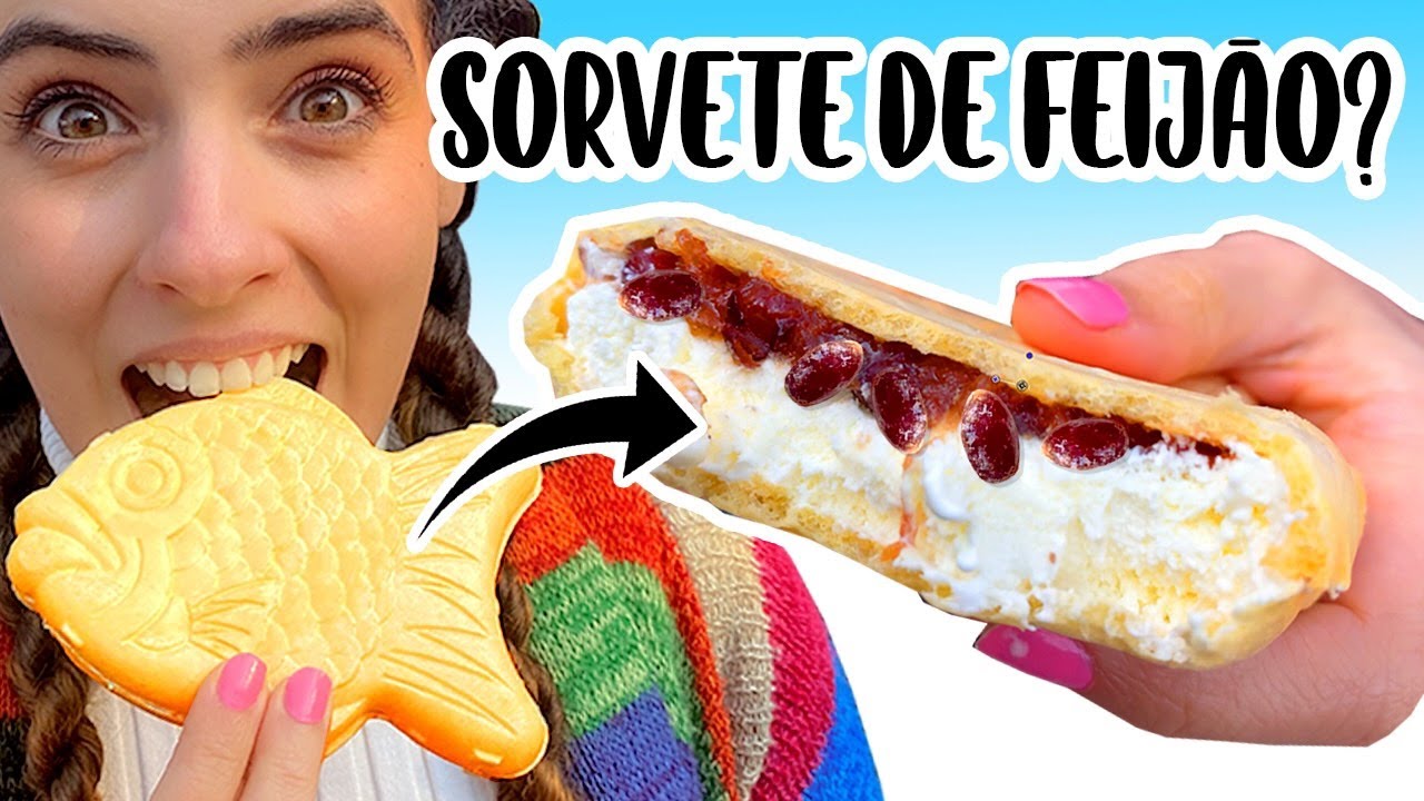 PROVANDO DOCES JAPONESES MUITO LOUCOS! Paula Stephania