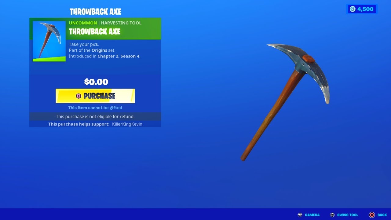 (ALL PLAYERS) How to Get OG THROWBACK AXE in Fortnite for FREE