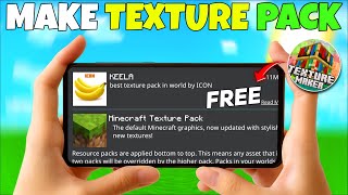 😱 How to Make a Texture Pack for MCPE on Mobile (NO PC) | Minecraft PE 2025 Tutorial 🔥