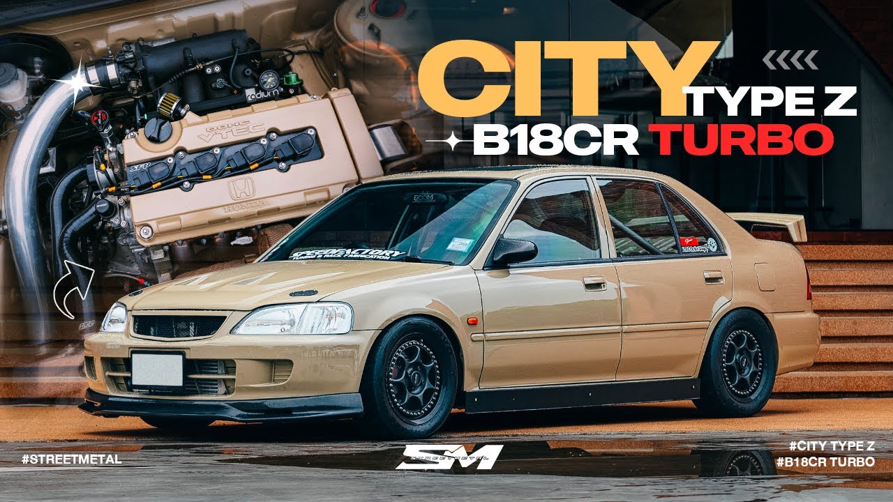 Honda City Type Z หัวใจ B18CR Turbo - YouTube