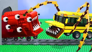 BUS EATER VS TRAIN EATER! (Horror Cartoon Animation)