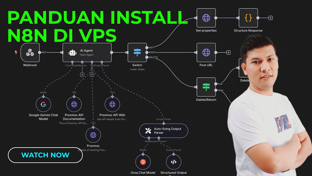 Cara Install Aplikasi n8n Automation di VPS - YouTube